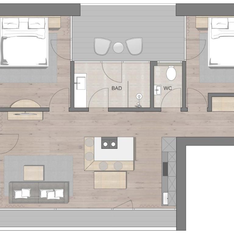 Hochfeldhof - Im Urlaub Zuhause - Two-Bedroom Apartment - 11