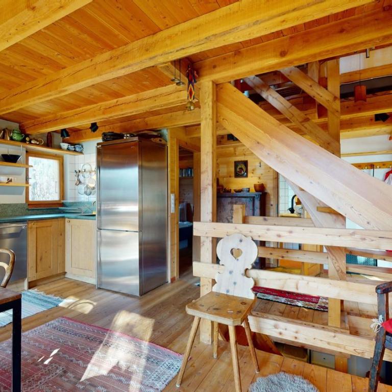 Idyllic chalet in Evolène, with view on the Dent Blanche and the mountains - Apartment - 4