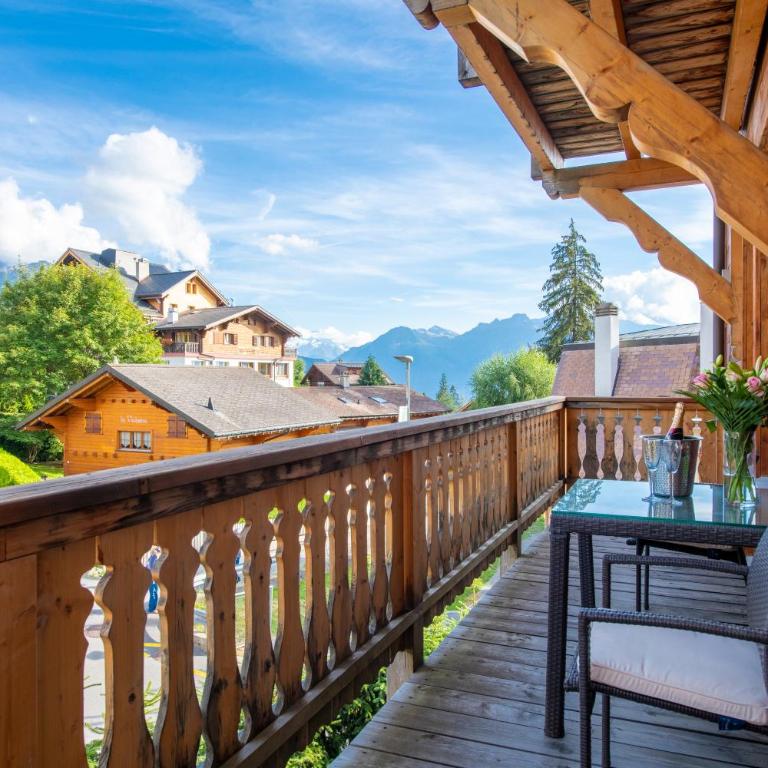 Chalet Balthazar - Apartment mit Blick auf die Berge - 5