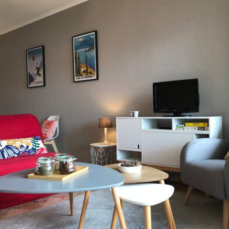 CHEZ JACQUES - terrasse avec vue lac et montagne - Apartment mit 1 Schlafzimmer - 3