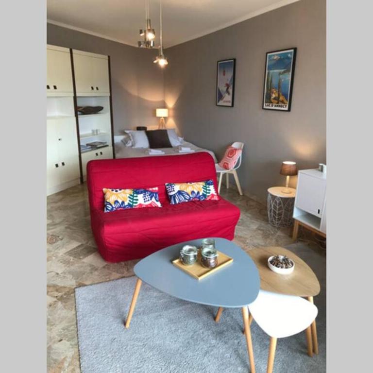 CHEZ JACQUES - terrasse avec vue lac et montagne - Apartment mit 1 Schlafzimmer - 12