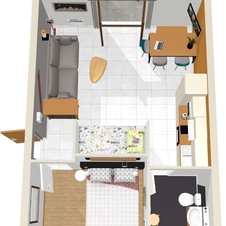 Joli appartement T2, Escale Les Airelles, rez de jardin proche lac - Appartement 2 Chambres - 22
