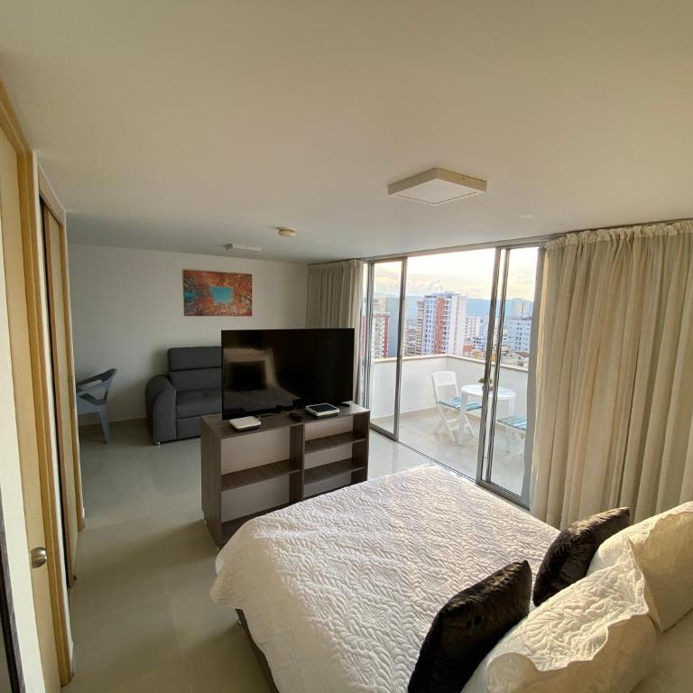 Lujoso Apto Amoblado - Piso alto - NUEVO - Apartamento de 1 dormitorio - 7