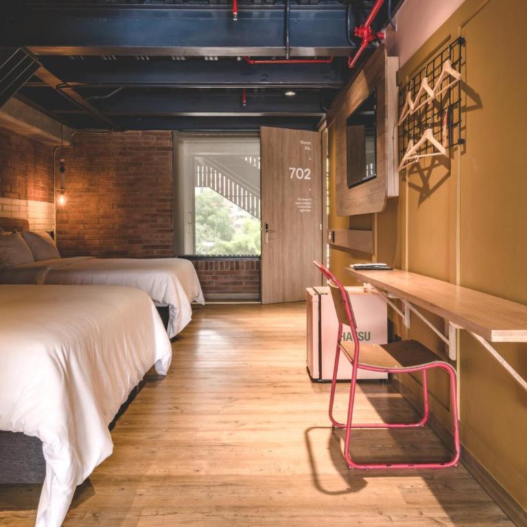 The Somos Beats Hotel - Habitación Doble - 2 camas dobles - 48
