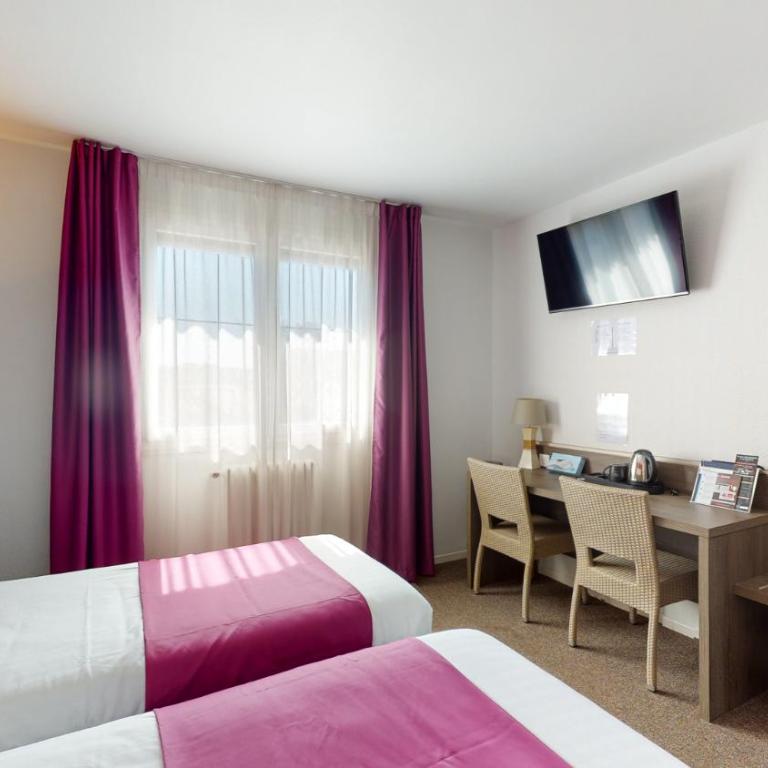 Hôtel PRADO avec Parking - Proche Zénith - Chambre Lits Jumeaux - 2