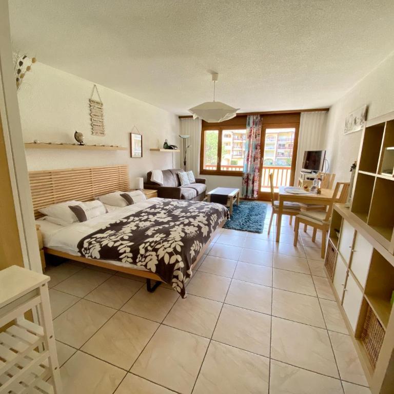Studios & Appartements famille - Saillon Evasion - Studio mit Südbalkon - 3