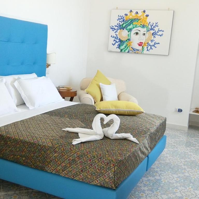 Torre Elisabetta Rooms - Camera Deluxe Matrimoniale/Doppia con Letti Singoli con Vista Mare - 1