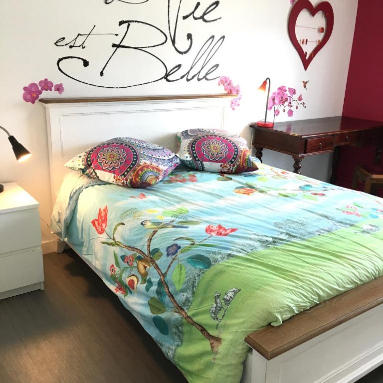 BedinReims elegant green bottle quiet and close to center free parking and wifi free ideal 5 à 9 Adultes - Appartamento Deluxe - 32