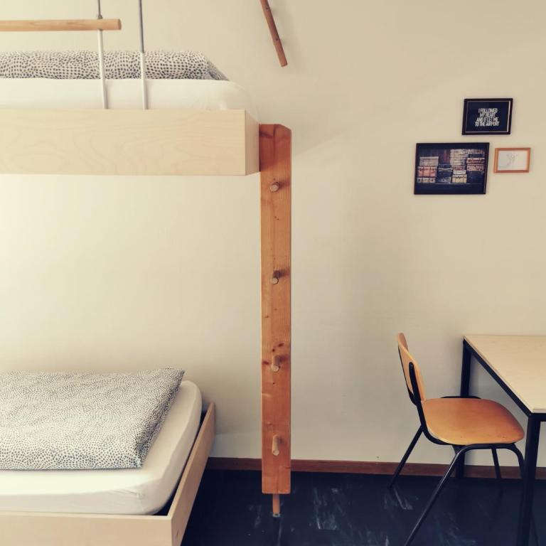Backpackers Luzern - Budget Dreibettzimmer mit Gemeinschaftsbad - 5