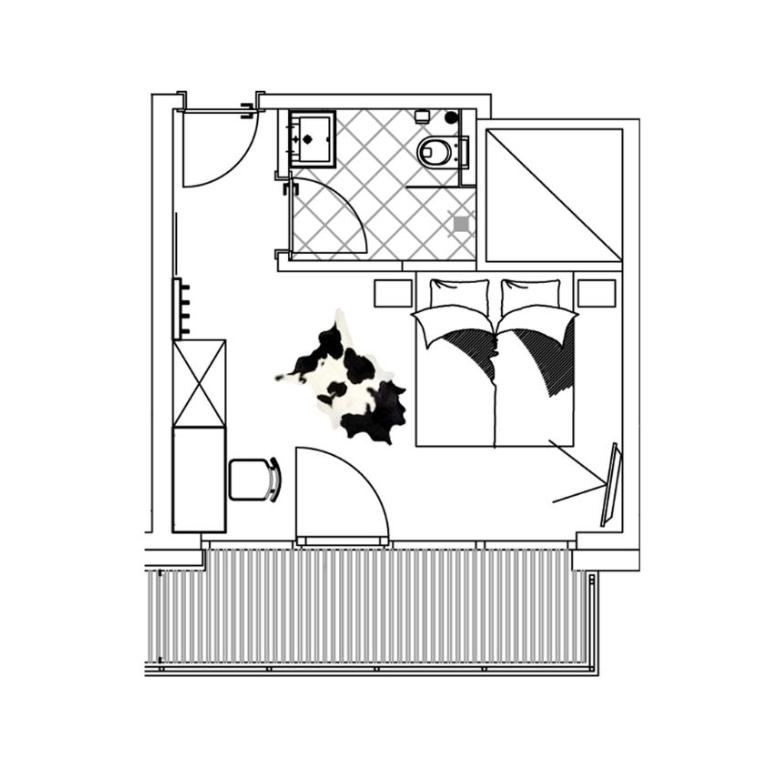 Alps Lodge - Chambre Double Standard avec Balcon - 6