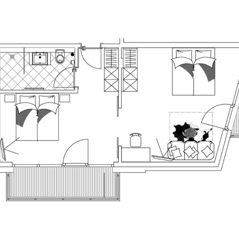 Alps Lodge - Grande Suite Confort avec Balcon - 6