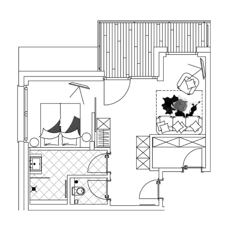 Alps Lodge - Suite Junior avec Balcon - 5