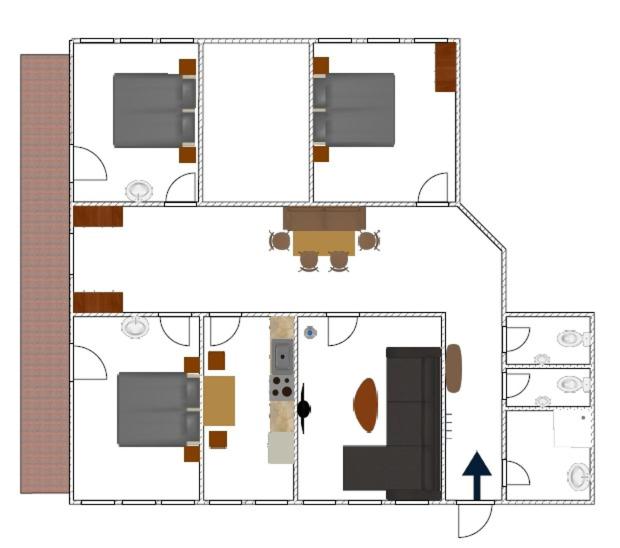 LANDHAUS DORNAU Apartments - Three-Bedroom Apartment - 1