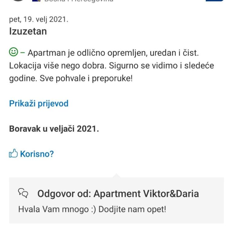 Apartman Viktor&Daria - One-Bedroom Apartment - 55