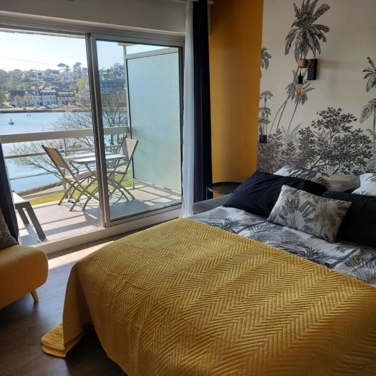 studio exposé plein sud vu sur le port de plaisance - Studio-Apartment mit Meerblick - 1