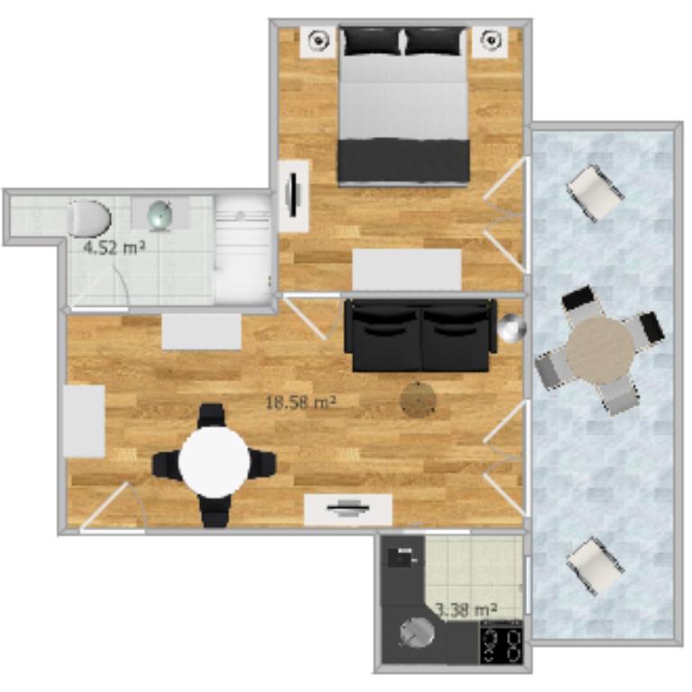 Residence Boutique Sonne - Appartamento con 1 Camera da Letto - 11