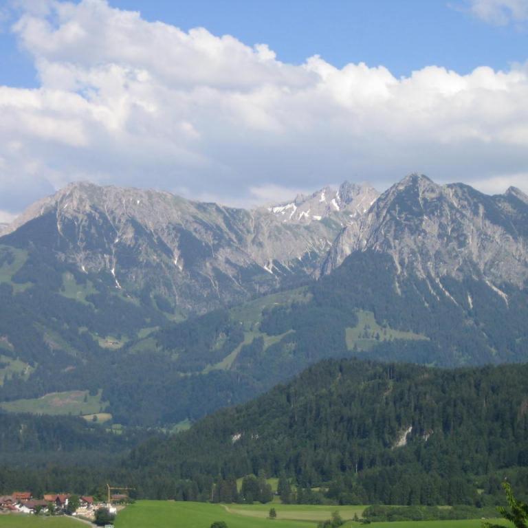 Apartment Klein & Fein mit Hallenbad und Sauna in Bolsterlang - Apartment mit Blick auf die Berge - 13
