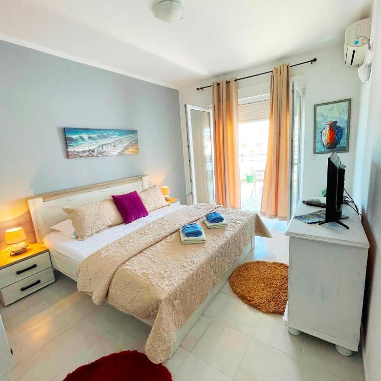 Apartments Lungo Mare Ulcinj - Studio Apartman sa Pogledom na More i Velikom Terasom - 14