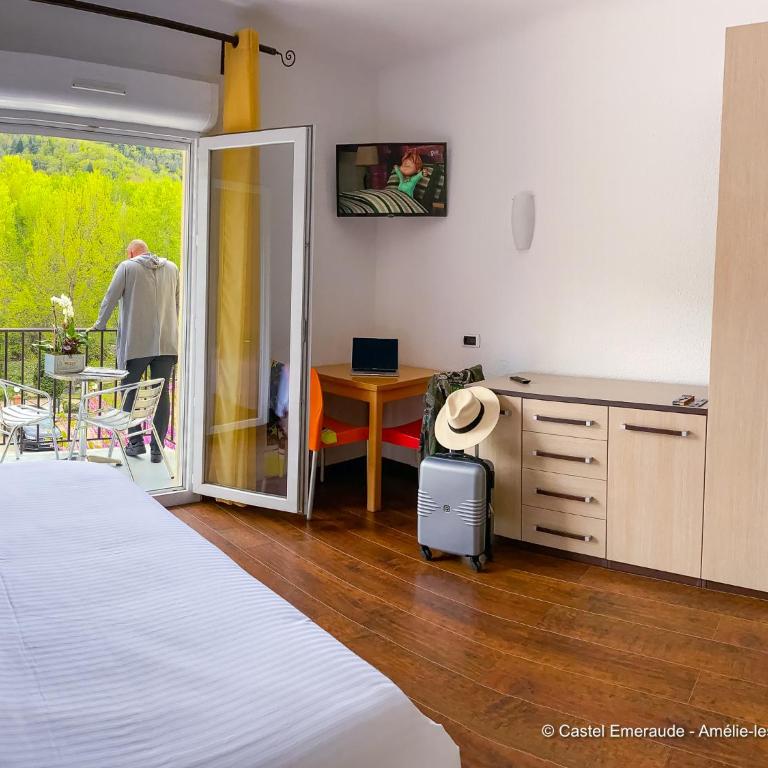 Appart'Hotel-Restaurant Castel Emeraude - Studio Double Supérieur - Vue sur Rivière - 3