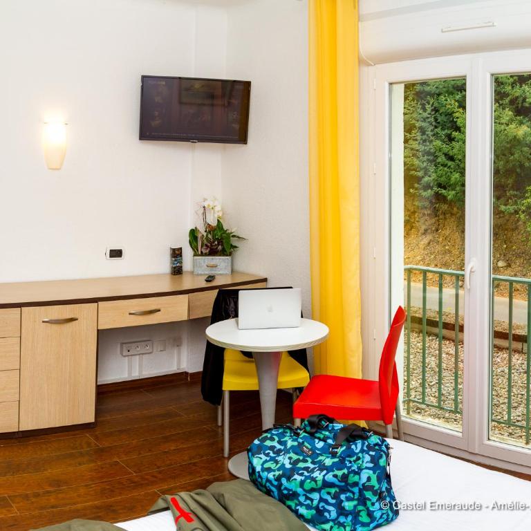 Appart'Hotel-Restaurant Castel Emeraude - Studio Double Confort sans Balcon - 3