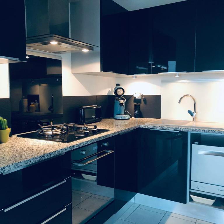 Appartement Sous le Soleil vue mer, parking inclus , clim ,wifi - Apartment mit Meerblick - 15