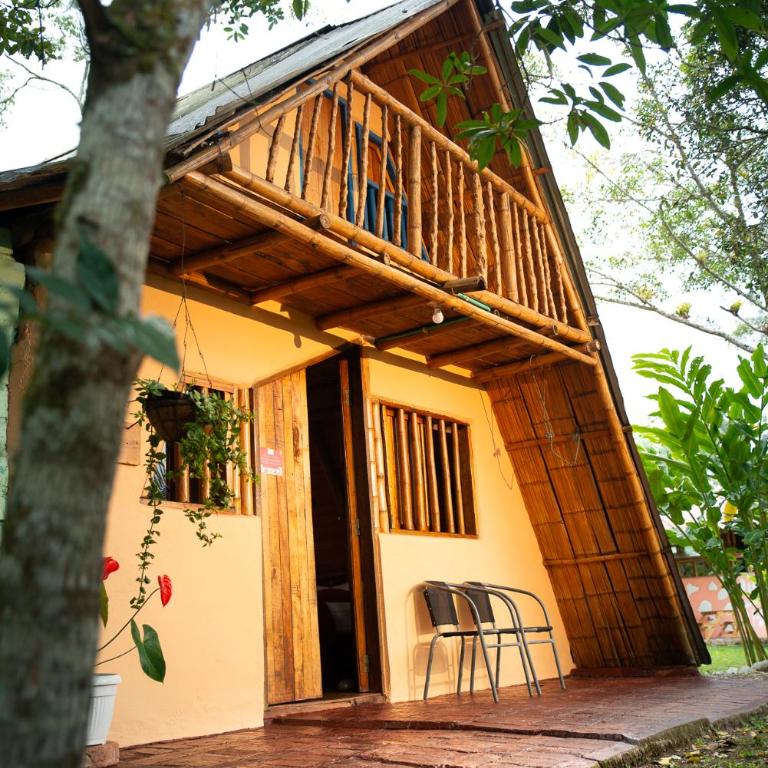 Finca Ecológica El Maco - Habitación Doble con balcón - 1 o 2 camas - 4
