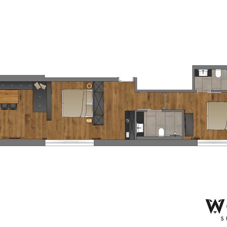 DER WOLF -Suiten - Apartment mit 2 Schlafzimmern - 3