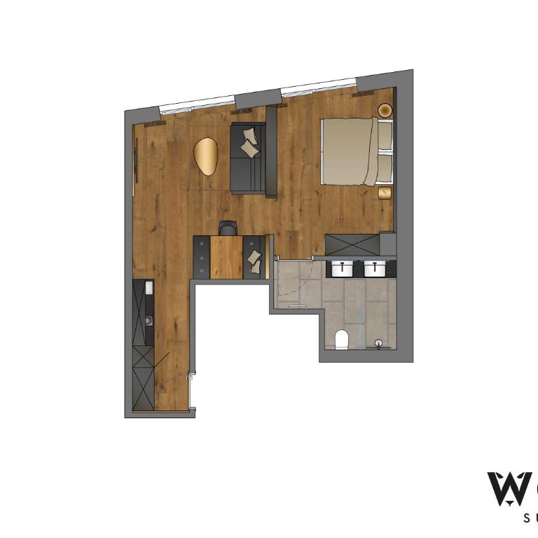 DER WOLF -Suiten - Apartment mit 1 Schlafzimmer - 1
