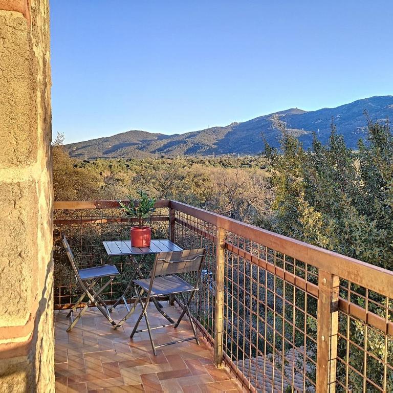 Les Pierres De La Massane - Vue sur les Albères - Appartement 1 Chambre avec Balcon « Le Neulós » - Vue sur Montagne - 22