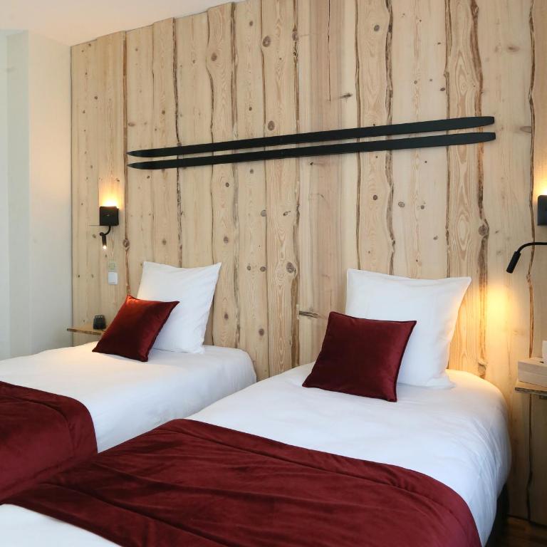 Hôtel Restaurant La Buffe - Chambre Lits Jumeaux - 10