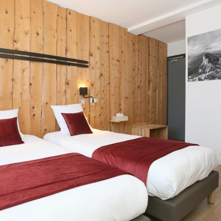 Hôtel Restaurant La Buffe - Chambre Lits Jumeaux - 6