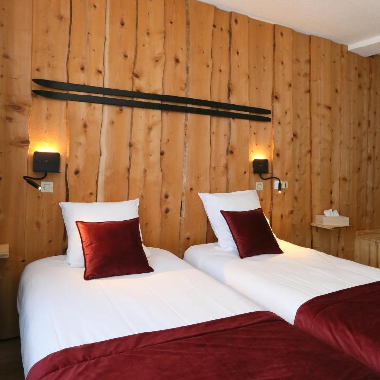 Hôtel Restaurant La Buffe - Chambre Lits Jumeaux - 11