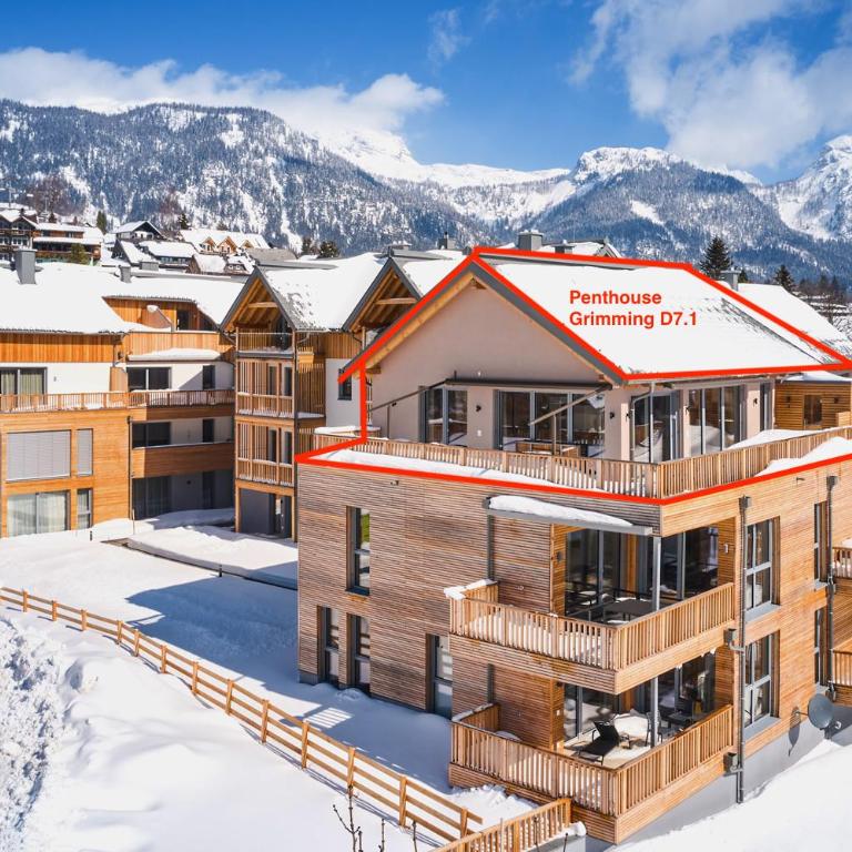 Die Tauplitz Lodges - Penthouse Grimming D7-1 by AA Holiday Homes - Appartement Supérieur avec Sauna - 12
