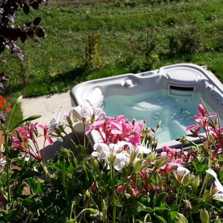 A4 km de Megève très joli studio avec jacuzzi ,vue sur les montagnes au calme - Studio - 19