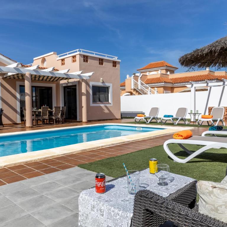 Villa with private pool, near beach and golf Caleta de Fuste- Villa Charlotte - Villa con piscina privada - 5