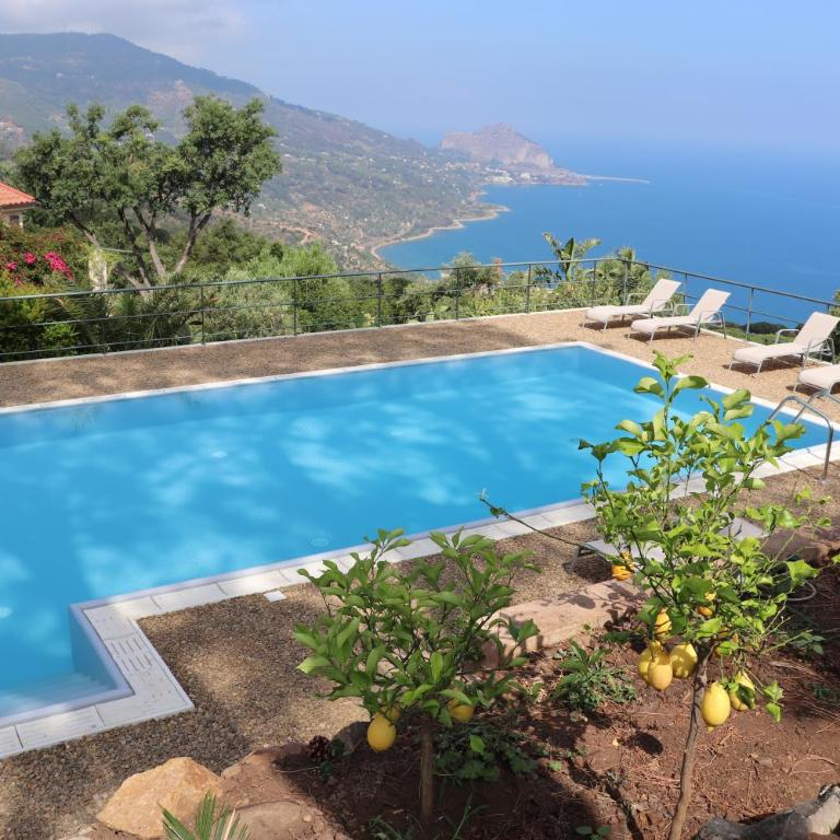 cefalù nest pool house terrace sea view - Holiday Home with Terrace and Sea View - 8