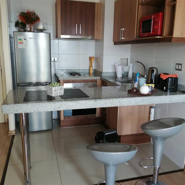Depto 1 Dormitorio 1504 Central con estacionamiento - Apartamento - 12