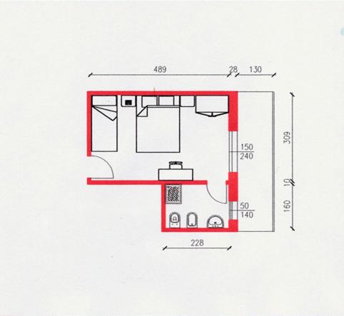 Hotel Wally - Camera Tripla Basic - 3