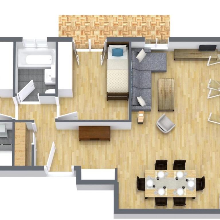 Zugspitzblick - Apartment mit 2 Schlafzimmern - 14