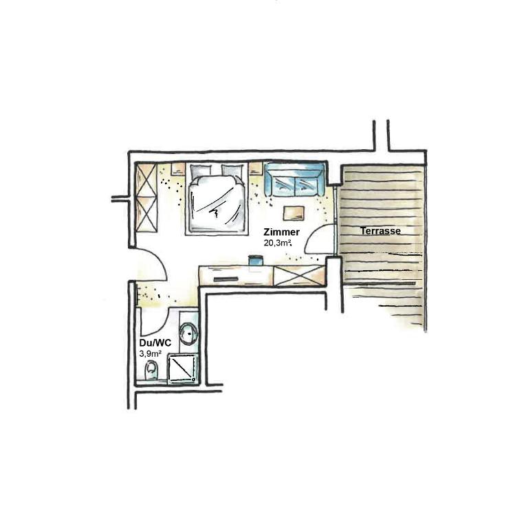 Active Nature Resort DAS SeeMOUNT - Classic Doppelzimmer mit Balkon - 2