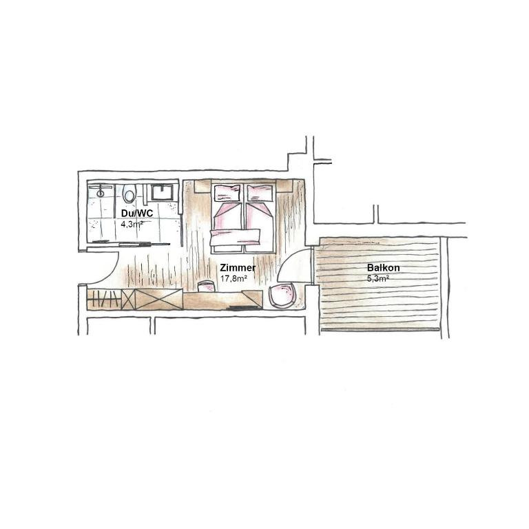 Active Nature Resort DAS SeeMOUNT - Comfort Doppelzimmer mit Bergblick - 1