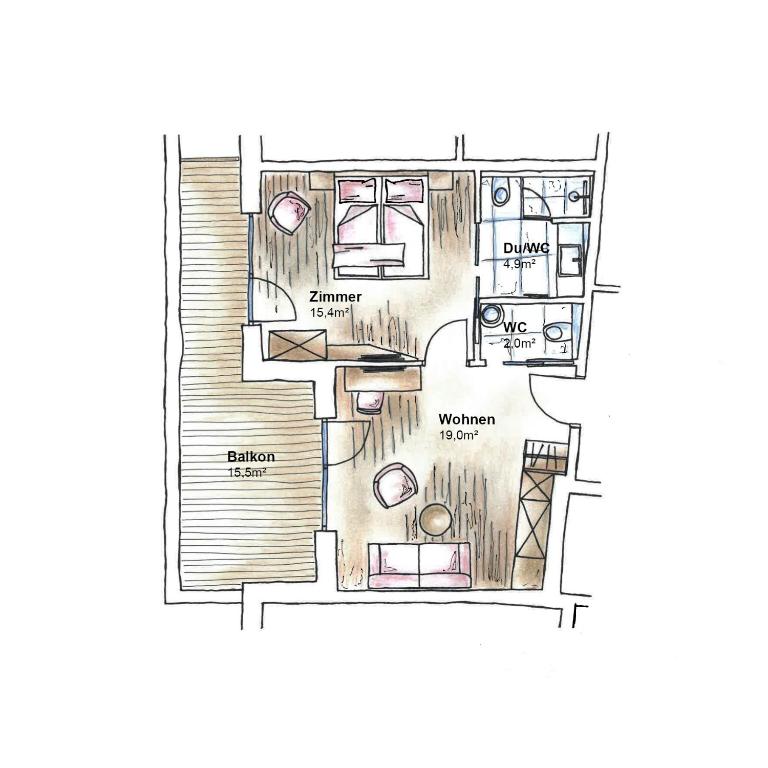Active Nature Resort DAS SeeMOUNT - Klassische Suite mit Balkon - 1