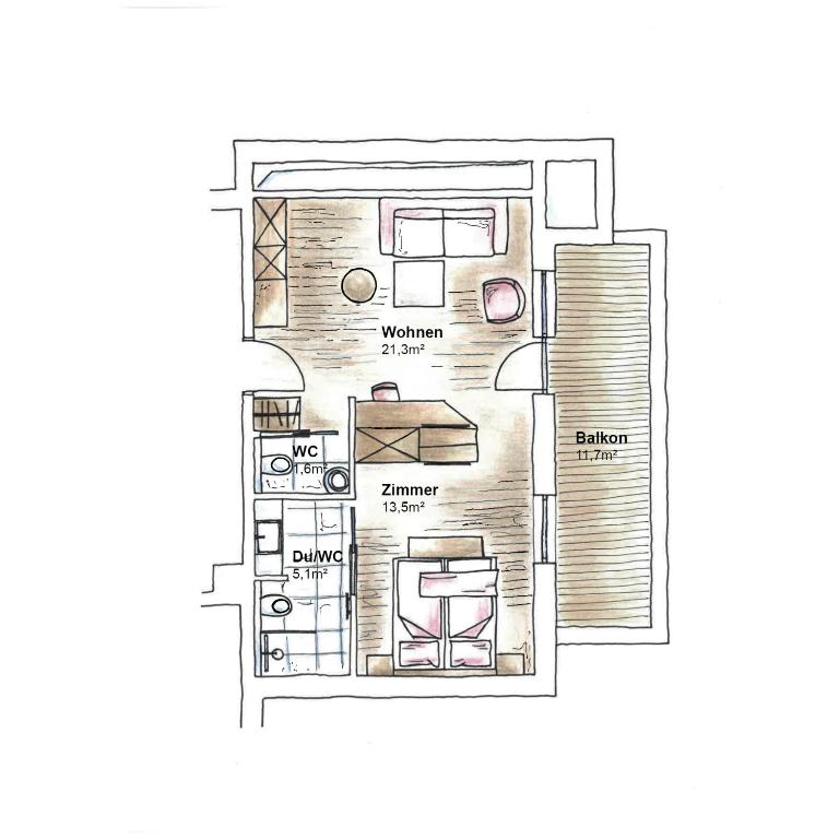 Active Nature Resort DAS SeeMOUNT - Comfort Suite mit Balkon und Bergblick - 1