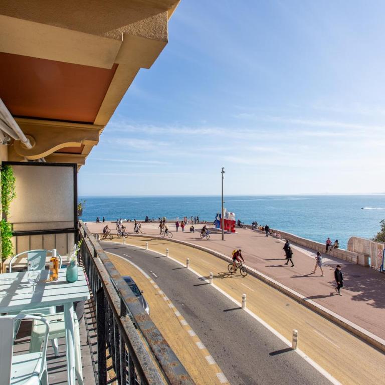 I love Nice - FACE MER, DESIGN, TERRASSE, ASC, WIFI, CLIM - Appartement - Vue sur Mer - 33
