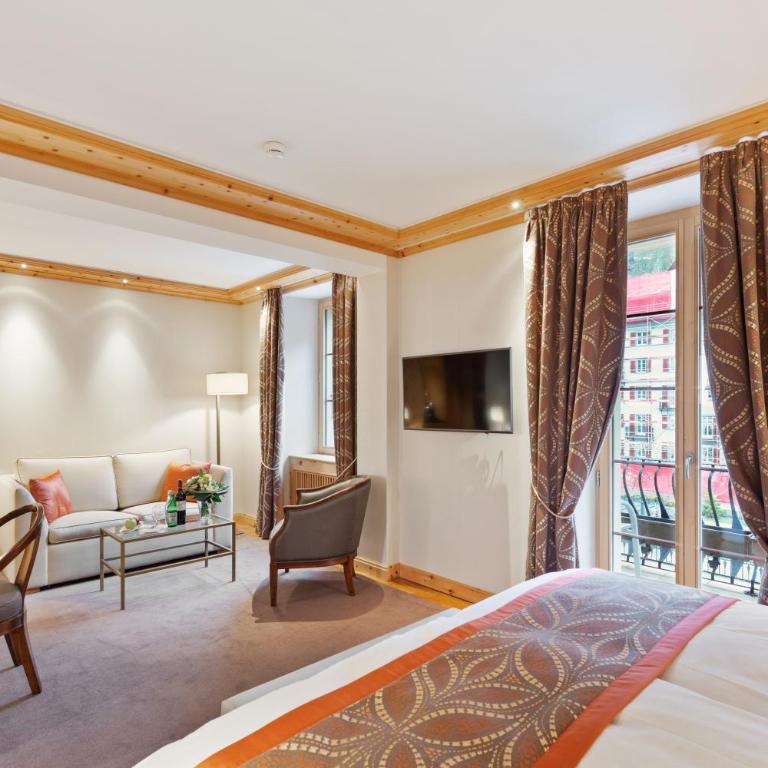 Grand Hotel Zermatterhof - Deluxe Doppelzimmer mit Matterhornblick - 5