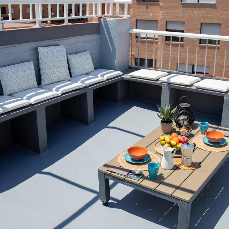 FLORIT FLATS - Cabanyal 3 Bedroom WIFI AC Terrace Beach Penthouse - Apartment - 43