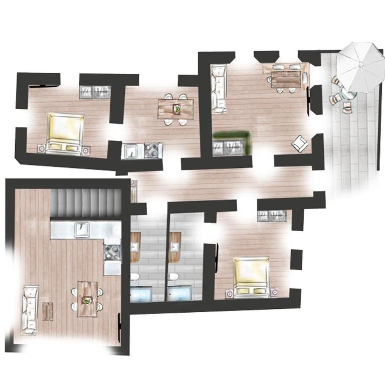 Schneggnheisl Panoramaappartements - Apartment mit 2 Schlafzimmern - 13