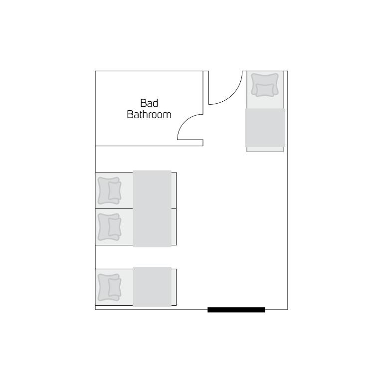 Brunnenhof City Center - Chambre Quadruple - Côté Cour - 6