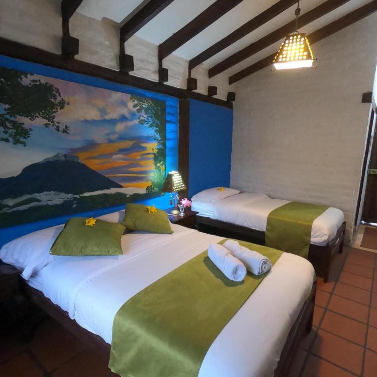 Hostal Inti Luna - Habitación Doble - 2 camas - 4