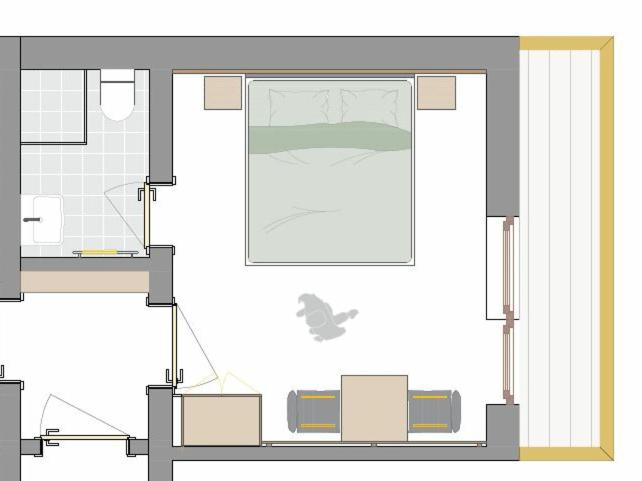 Frühstückspension Rötelstein - Familienzimmer mit Bergblick - 2